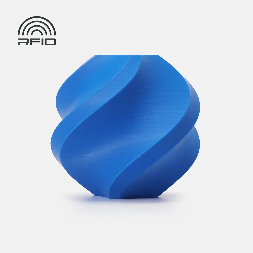 Bambu Lab Filament PLA Basic Cobalt Blue (With Reusable Spool) - MakerParts 3D