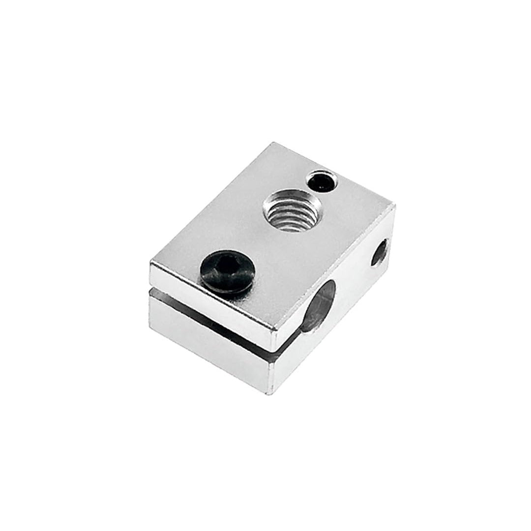 V6 Upgraded 6063 Aluminum PT100 Heating Block - MakerParts 3D