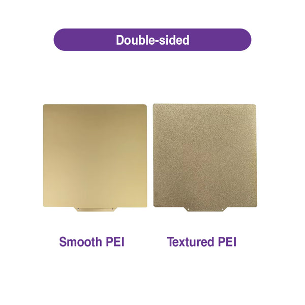 Magnetic Steel PEI Build Plate - Double-Sided Smooth & Textured