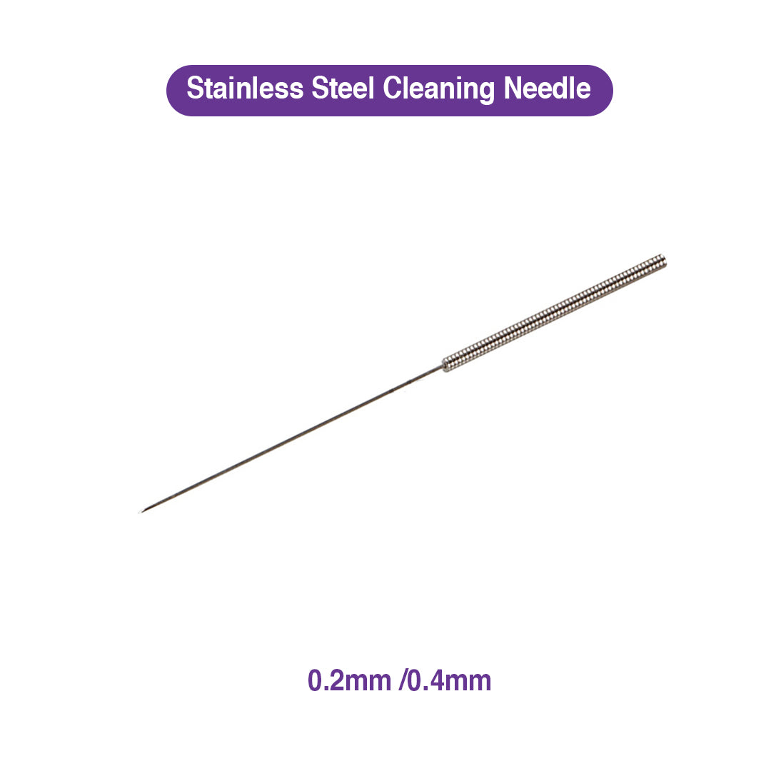 Stainless Steel Cleaning Needle 0.2mm / 0.4mm for Nozzle β MakerParts 3D
