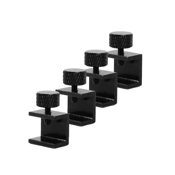 Hot Bed Printing Platform Black Adjustable Fixing Clips (4 X Set)