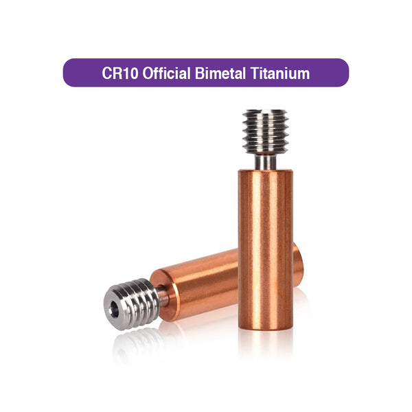 CR10 Official Bi-Metal Titanium + Copper Heat Break (Smooth Version)