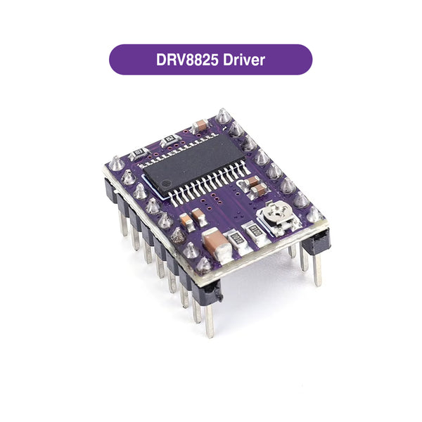 DRV8825 Driver with 6 Adjustable Step Modes