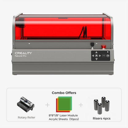 Creality Falcon2 Pro Enclosed Laser Engraver & Cutter – Safety, Visibility, and Power