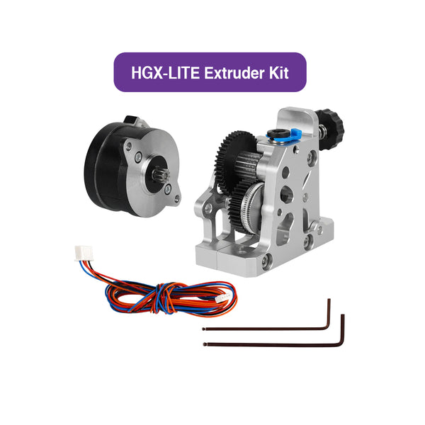 HGX-LITE (Silver) Extruder Kit with motor