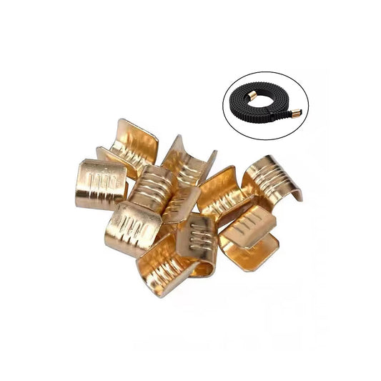 GT2 Timing Belt Bronze Buckle Clips (10 Pack) - Ender Type - MakerParts 3D