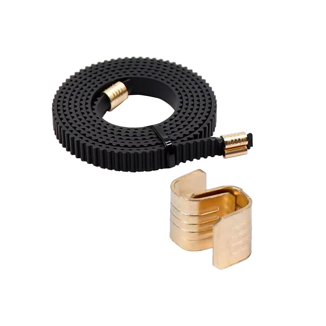 GT2 Timing Belt Bronze Buckle Clips (10 Pack) - Ender Type - MakerParts 3D