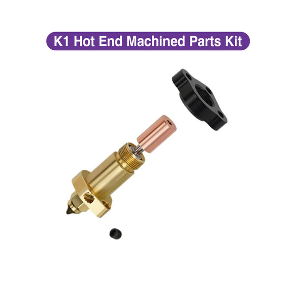 K1 Hot End Machined Parts Kit for Creality K1 / K1 MAX / Ender 3 V3 KE