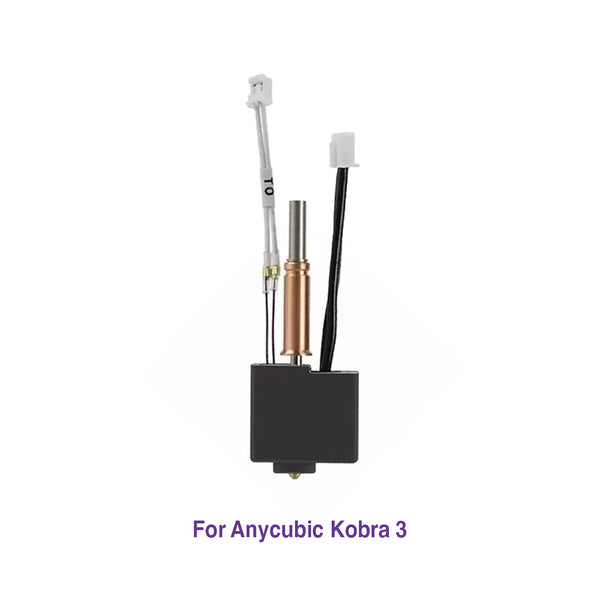 Upgrade Hotend for Anycubic Kobra 3 – 24V 60W Ceramic Heating Plate Kit | Quick Print Heat Combo Accessory