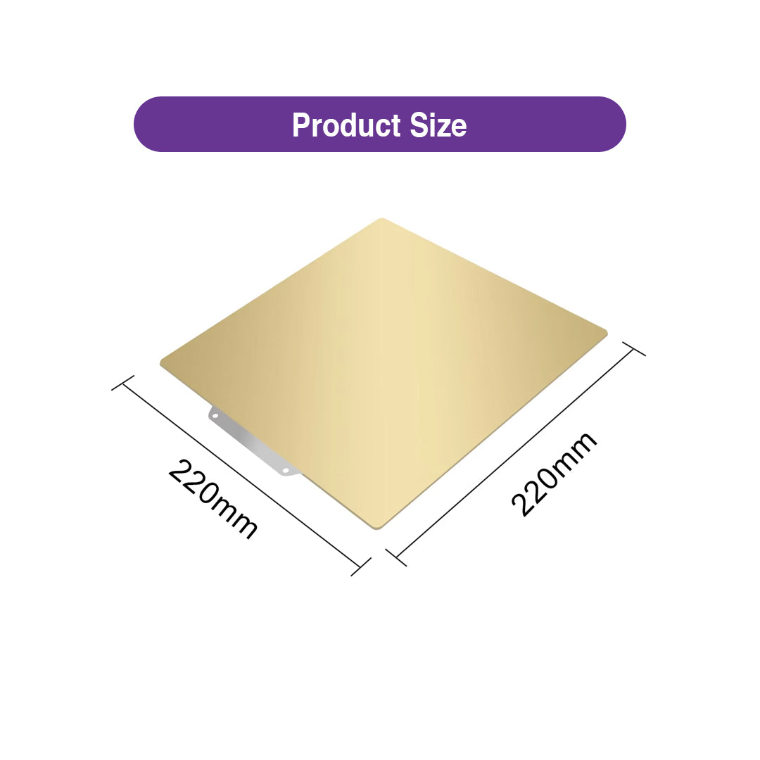 Double-Sided PEI Elastic Steel Plate with High-Temperature Resistant Magnetic Base - MakerParts 3D