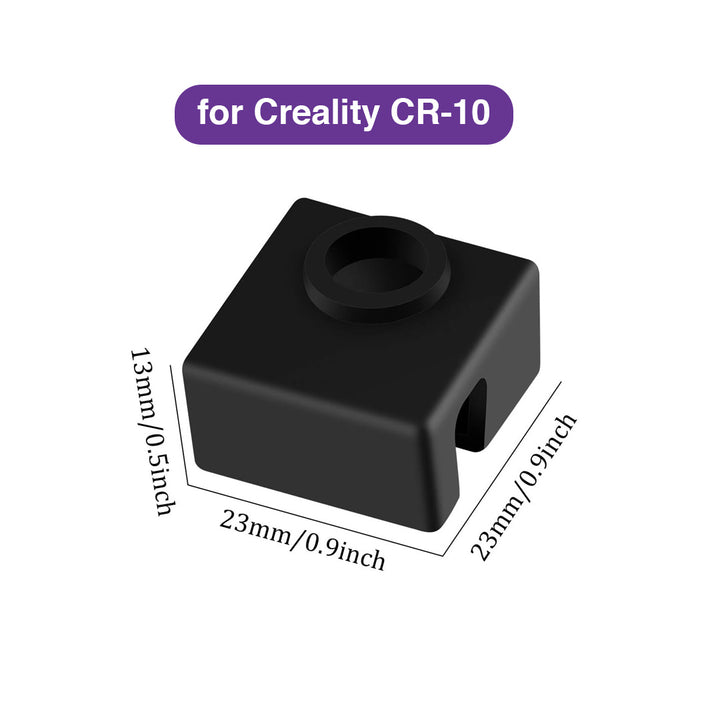 Silicone Hotend Cover CR-10 (Black) - MakerParts 3D