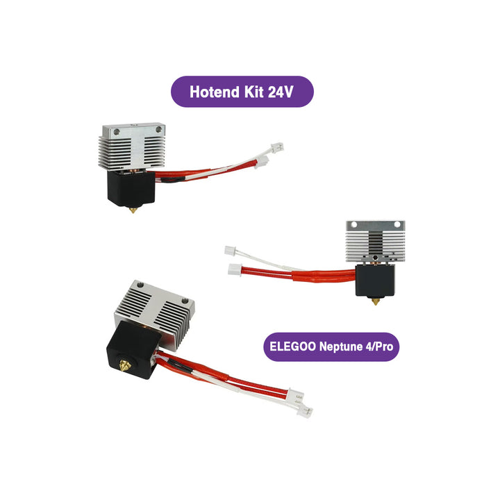 Hotend Kit for ELEGOO Neptune 4/Pro (24V) - MakerParts 3D