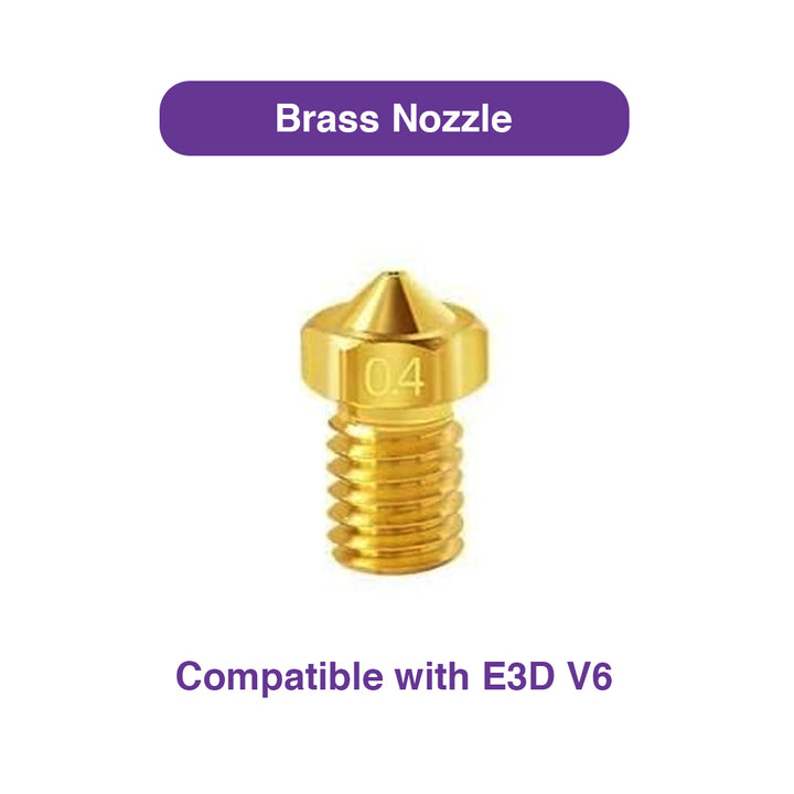 Brass Nozzles Kit with Tools for E3D V6 (42 Pcs) - MakerParts 3D