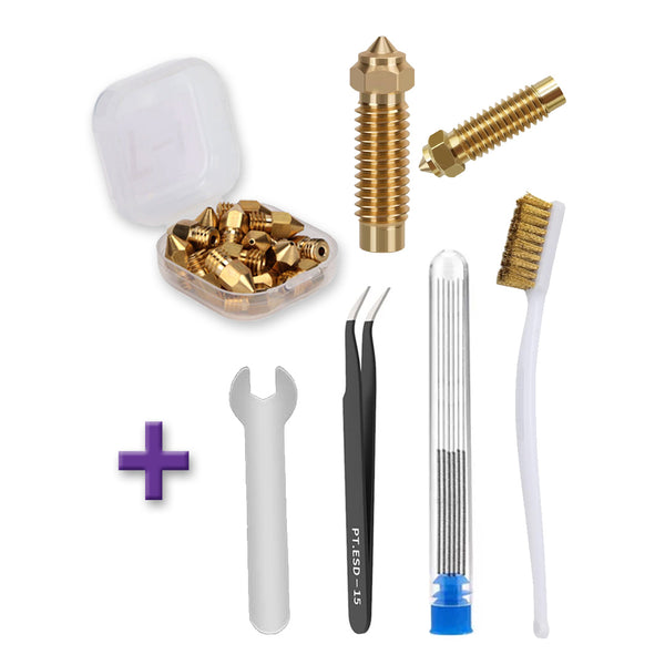 Brass Nozzles Kit with Tools for ELEGOO Neptune 4 Plus / 4 Max - MakerParts 3D