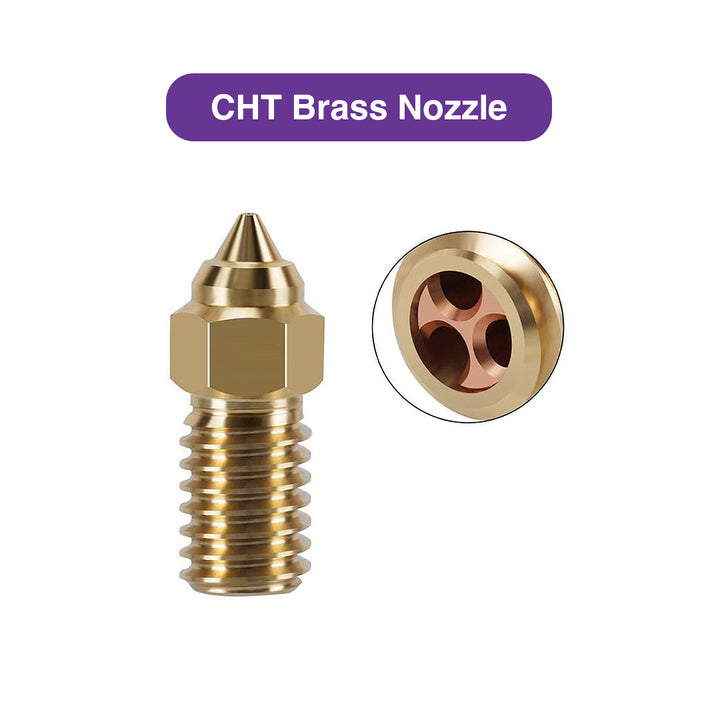 CHT Brass Nozzles Kit with Tools for Ender 3 V3 SE / Ender 7 / Ender 5 S1 (21 Pcs) - MakerParts 3D