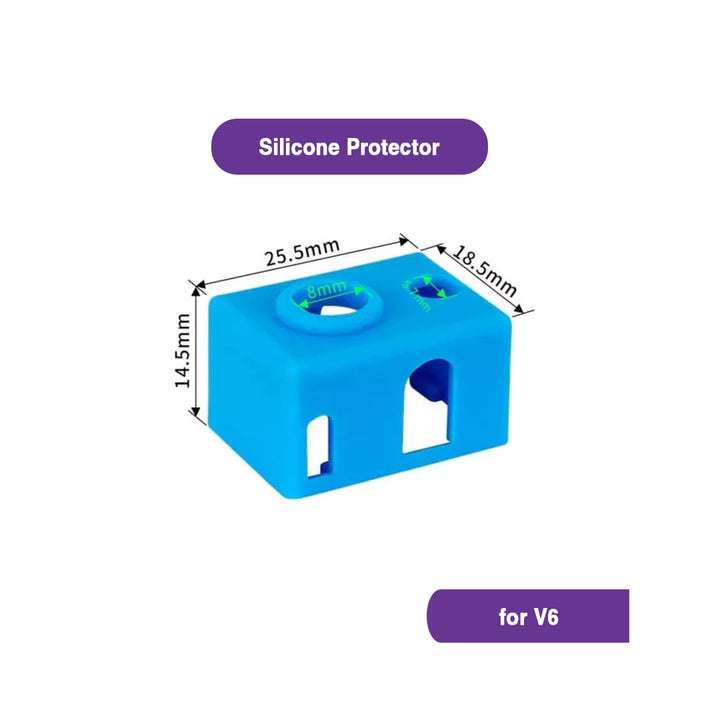 Silicone Protector for E3DV6 Hotend - MakerParts 3D
