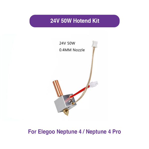 24V 50W Hotend Kit for Elegoo Neptune 4 / Neptune 4 Pro