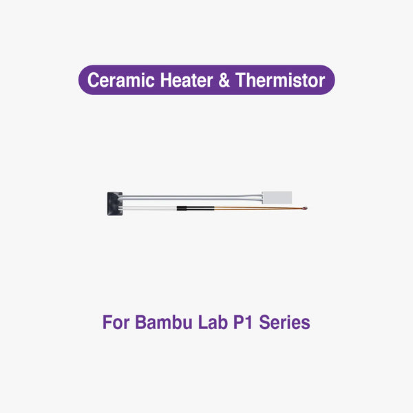 Thermistor + Ceramic Heater For Bambu Lab P1P/P1S