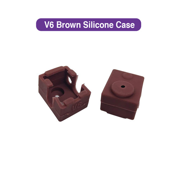 V6 Brown Silicone Case